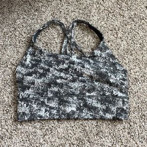 Lululemon Athletica Black and White Sports Bra